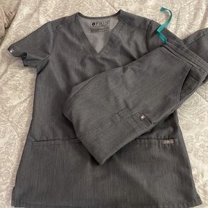 XXS Figs Scrub set graphite gray